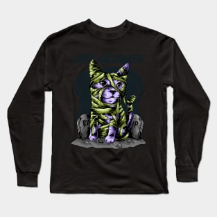 cat zombie Long Sleeve T-Shirt